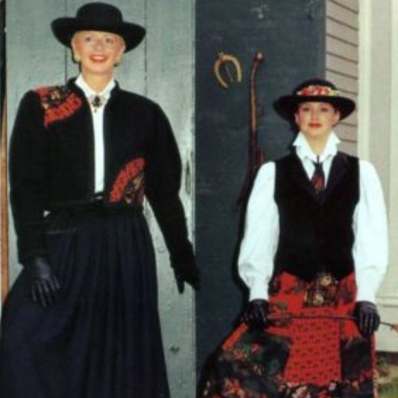 🔥 Suttles & Seawinds Vintage '93 Equestrian Jazz Black Velvet Vest Large 🔥 - Picture 3 of 15